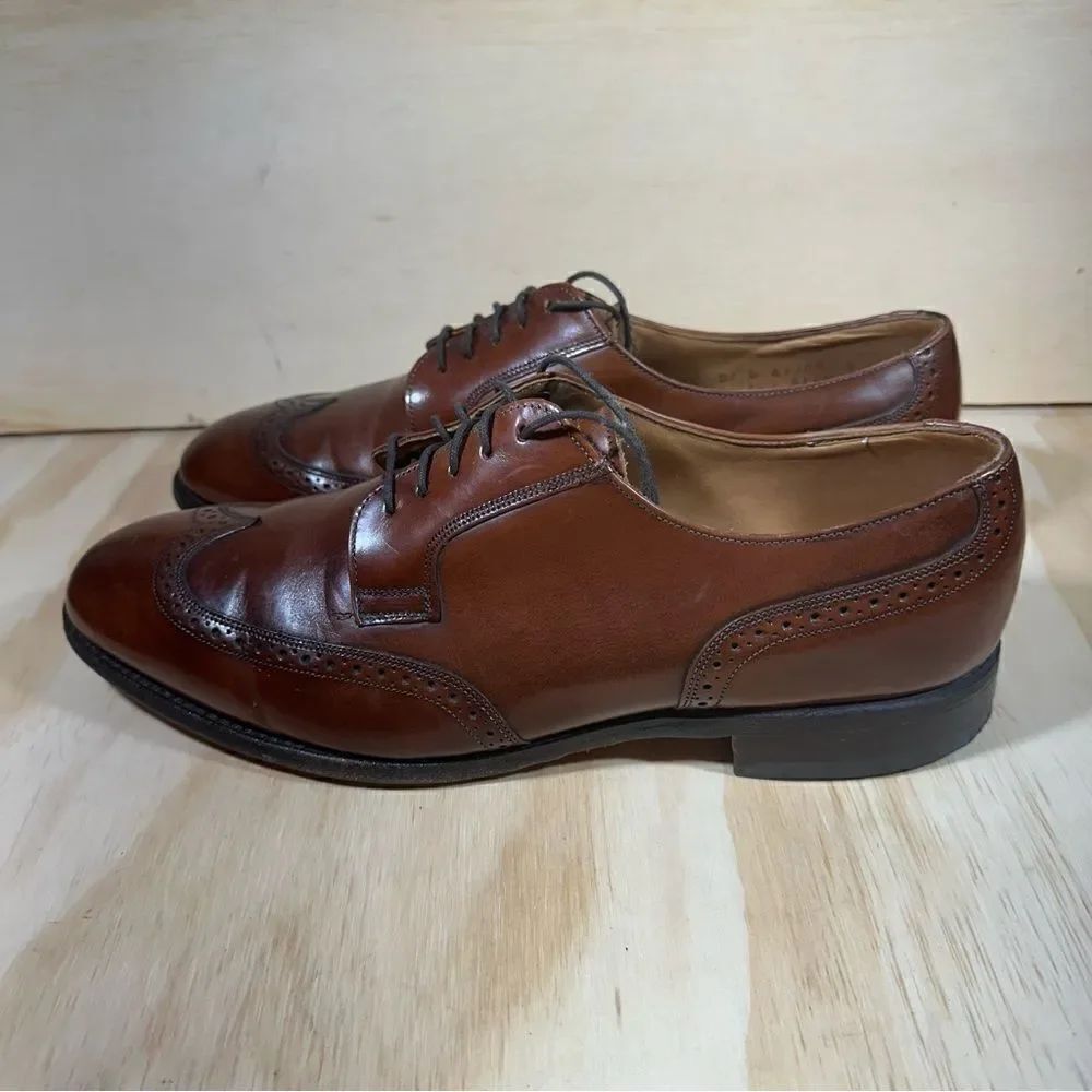 Johnston & Murphy Brown Leather Lace Up Shoes Men’s Size 9.5 D